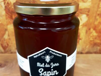 Miel du Jura, récolté et mis en pot par un apiculteur du Jura